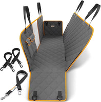 Dog Seat Cover – Waterproof & Nonslip Hammock for Dogs with Mesh Window & Seat Belt